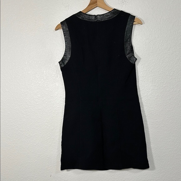 Wool Black Sleeveless Dress Size 8 - Picture 4 of 6